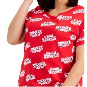⭐️⭐️ 2/$35 Mighty Fine Trendy Plus Size Stranger Things T-Shirt